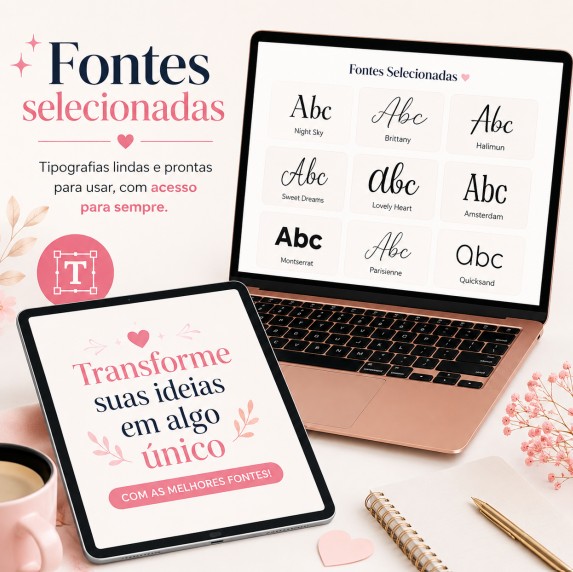 Handpicked fonts